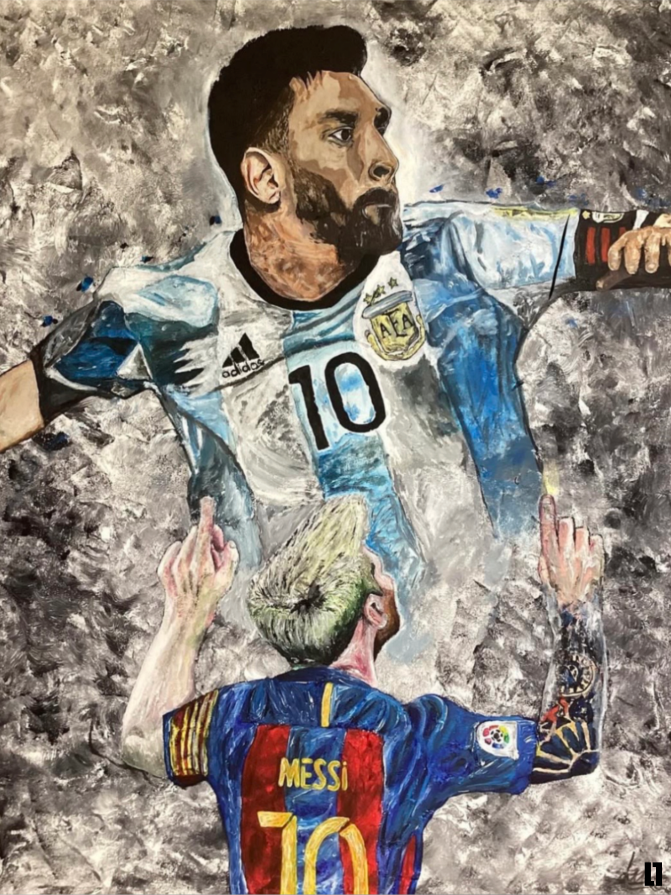 Lionel Messi - Fine Art Print